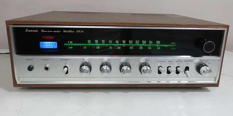 SANSUI 350A RECEIVER WORKS PERFECT SERVICED FULLY RECAPPED LED UPGRADE image 1