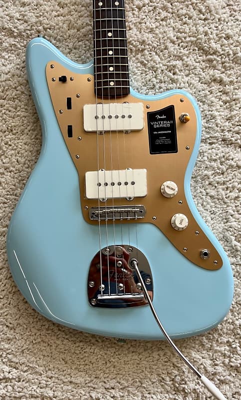 Fender Vintera® II '50s Jazzmaster® guitar, Rosewood Fingerboard, Sonic Blue