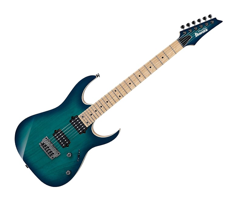 Ibanez RG652AHMFX RG Series Electric Guitar - Nebula Green Burst image 1