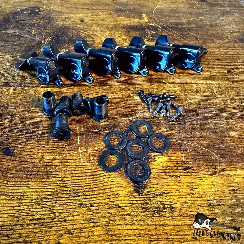 Jackson 6 in Line 10mm Tuners (1990s Black) Reverb UK