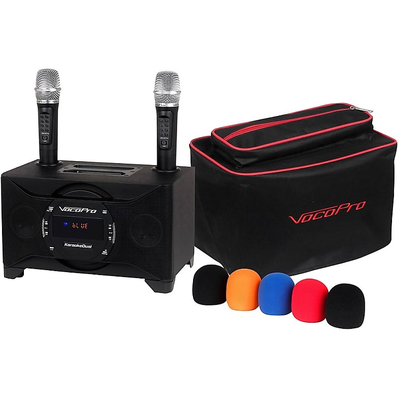VocoPro KaraokeDual-Plus Karaoke System with Wireless Microphones and Bluetooth Regular image 1