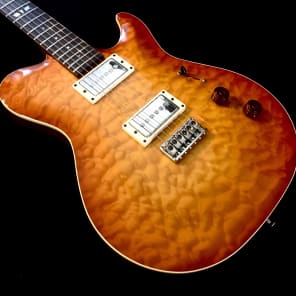 Hamer Talladega 2008 Amberburst Premium Quilt Top Electric Guitar & OHSC & COA image 1