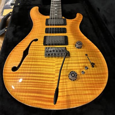 PRS Private Stock Special Semi-Hollow Limited Edition Guitar, Citrus Glow 2022 - Citrus Glow image 1