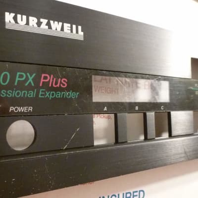 Kurzweil 1000 PX Plus Professional Expander Front Panel w/clear plastic strip repair part GOOD Cond. image 9