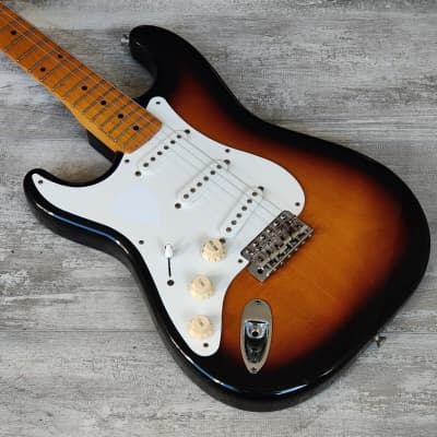 2006 Fender Japan ST57-72L LH Left Handed '57 Reissue Stratocaster (Sunburst) for sale