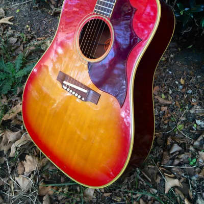 Gibson Southern Jumbo 1968  - Cherry Sunburst image 3