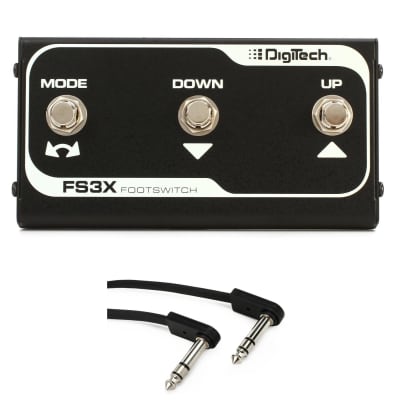 DigiTech FS3X 3-button Foot Switch with Flat Cable for sale