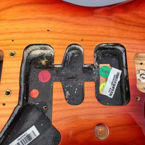 Fender American Deluxe Stratocaster Strat USA Ash BODY Cherry Sunburst image 5