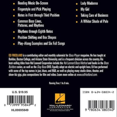 Hal Leonard Bass Method DVD - For the Beginning Electric Bassist image 3