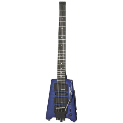 Steinberger Spirit GT-PRO Quilt Top Deluxe Guitar - Translucent Blue for sale