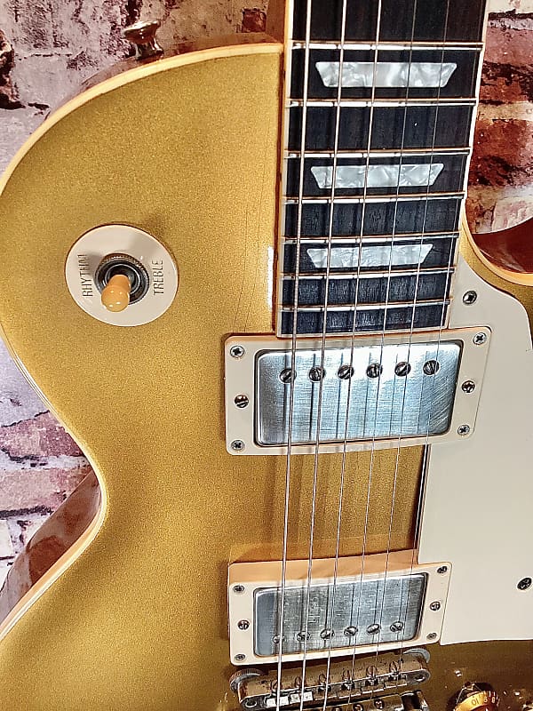 1957 Les Paul Gold Top Reissue VOS Double Gold Top/Faded
