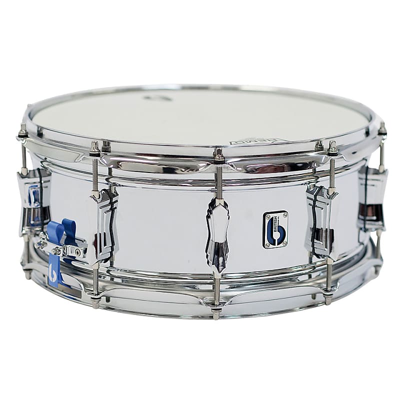 British Drum Company Bluebird 14x6" 10-Lug Brass Snare Drum image 1