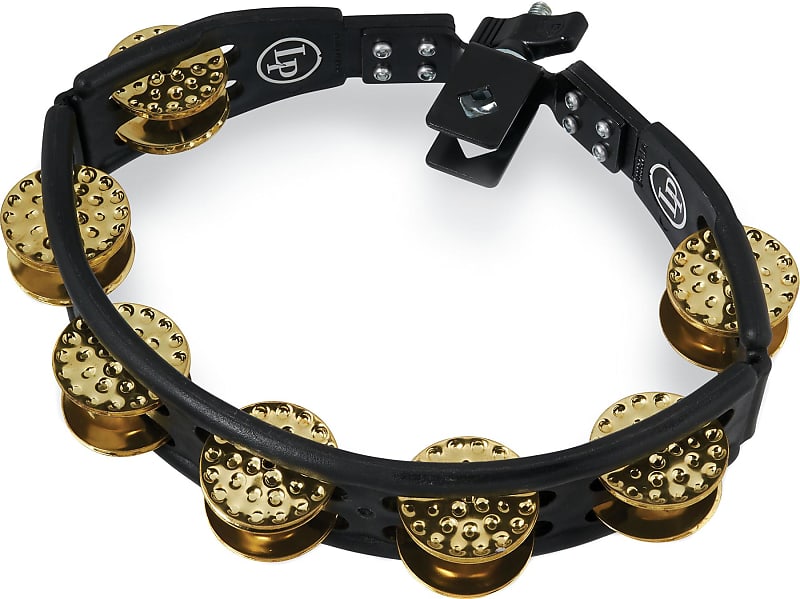 Latin Percussion LP179 Cyclops Tambourine Dimpled Reverb