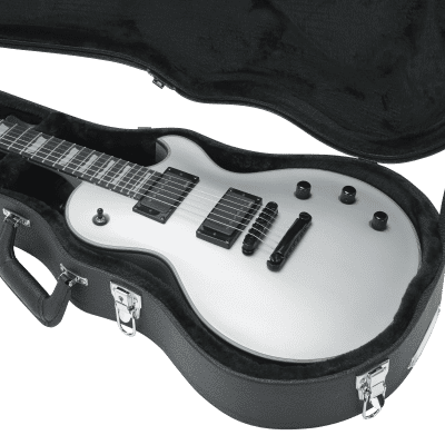 Gator GWE-LPS-BLK Les Paul-Style Electric Guitar Wood Case image 14