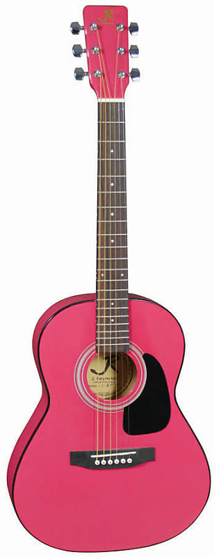 J. Reynolds JR14PK 36" 3/4 Size Student Acoustic Guitar - Pink image 1