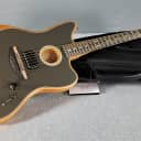 Fender American Acoustasonic Jazzmaster Acoustic-electric Guitar - Tungsten
