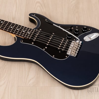 2013 Fender Aerodyne Stratocaster AST-M/SSH Medium Scale 24 3/4" Gunmetal Blue, Japan MIJ image 9