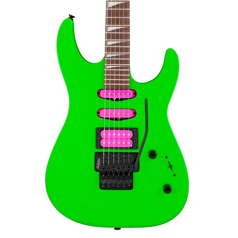 Jackson X Series Dinky DK3XR HSS Laurel Fingerboard - Neon | Reverb