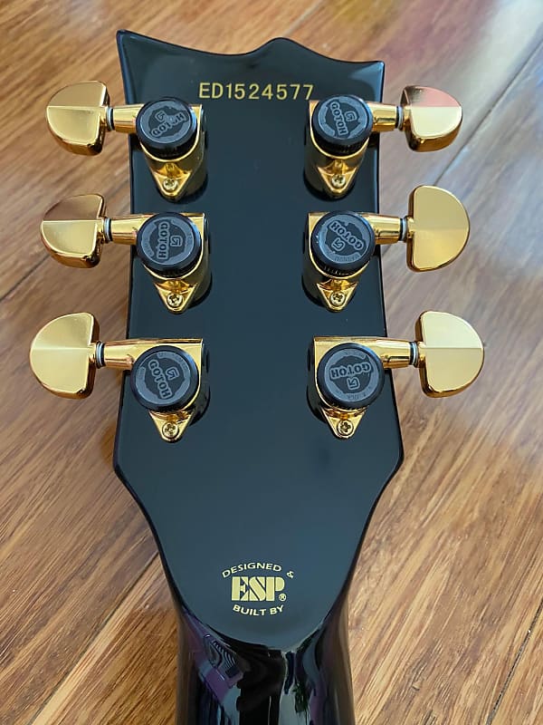 Japanese ESP Edwards Ebony E-KT-145C Double Cut Custom | Reverb