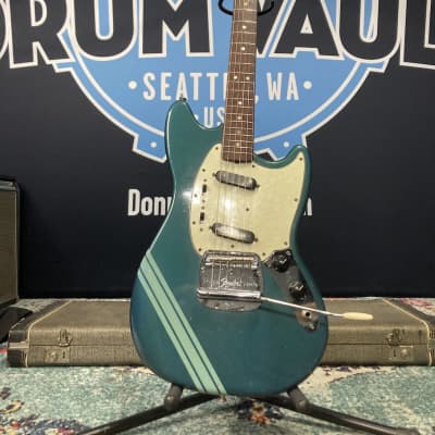 Fender Mustang Guitar, WOW!! Excellent! No surprises! 1969 - Competition Blue image 3