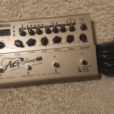 Yamaha AG Stomp acoustic pedal Gold chasis in excellent condition image 1