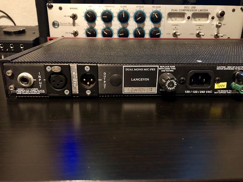 Manley Langevin Dual Mono Mic Preamp with EQ