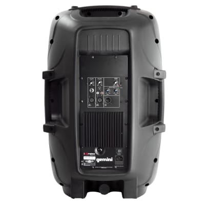 Gemini AS-1200P Active/Powered Portable DJ PA Speaker System Stands and Covers image 5