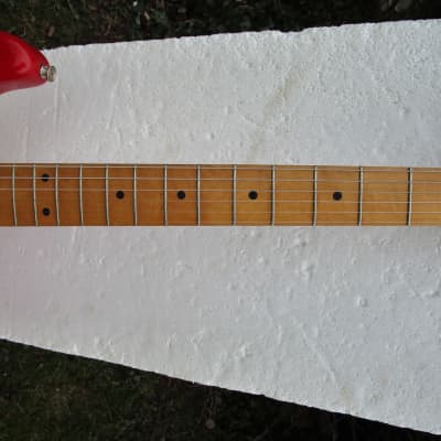 Fender Squier Stratocaster Guitar,  1984-1987, Japan,  Serial # E642167, Torino Red,  Gig Bag image 11