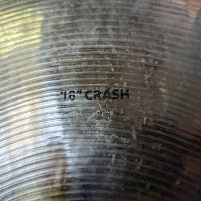 Near New Wuhan Cymbal Set -16" Thin Crash Cymbal & 16" China Cymbal - Look & Sound Excellent! image 4