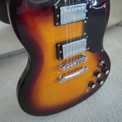 Mint! Firefly FFLG Sunburst Electric Guitar, 2 Humbucker Pickups, Chrome Hardware - Limited Edition! image 1