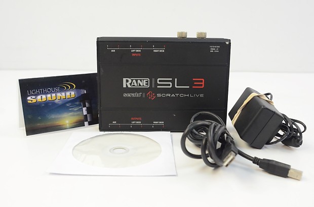 Rane Serato Scratch Live SL-3 SL3 w/ Power Supply