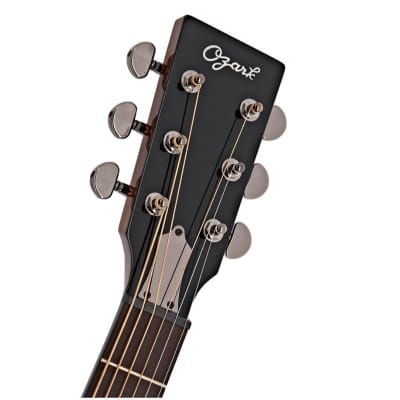 Ozark Resonator Guitar Slimline Cutaway Black With Lipstick Pickup Awesome Looks And Awesome Sound! image 4