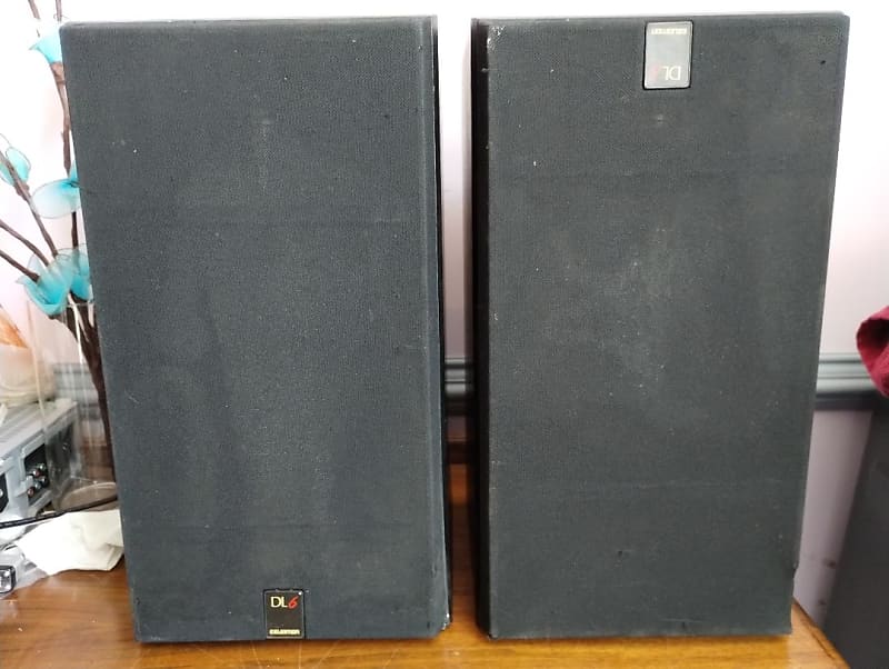 Celestion DL6 large bookshelf speakers in good condition 1980's