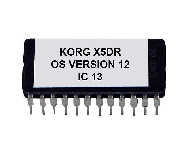 Korg X5DR – Version 12 Upgrade Firmware OS Update for X5-DR Rom Eprom image 1