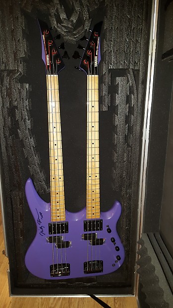 Billy Sheehan s First Yamaha RBX Double neck Prototype 1987 Purple