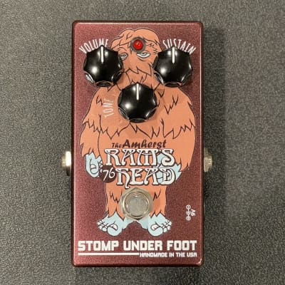 Stomp Under Foot Ram's Head (Violet Version) Fuzz Pedal