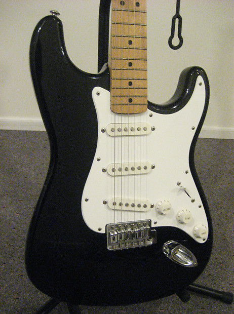 初売り Fender 1994 Stratocaster, USA with Strat MIM Label Black ギター