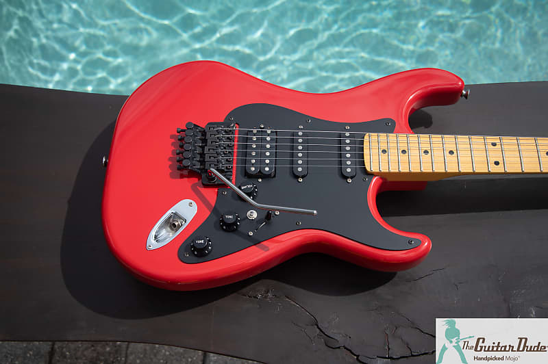 1980's Kramer JK-3000 - Radiant Red - Made in Japan - w Hard