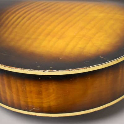 1950s-60s Harmony H1215 Archtop Tenor Guitar Sunburst image 12