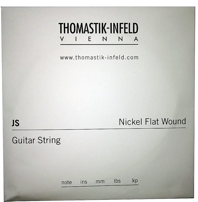 Thomastik-Infeld JS28 Jazz Swing Nickel Flat-Wound Guitar String - D (.28) image 1