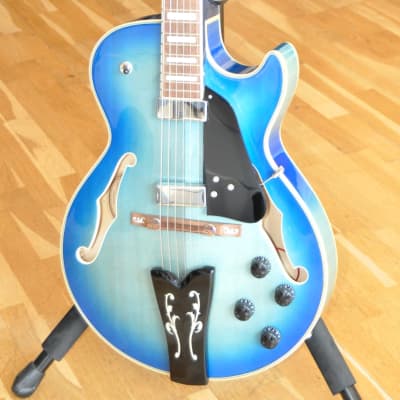 IBANEZ GB10EM JBB Jet Blue Burst / George Benson Signature / Artist Series / GB10EM-JBB image 2