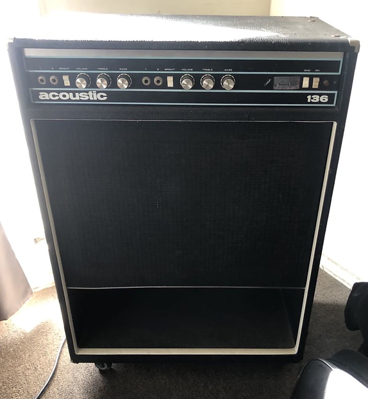 Acoustic 136 Bass Amplifier 1970s | Reverb