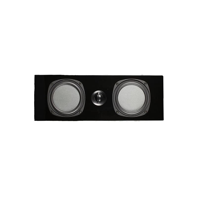 Phase Technology PC33.5 Premier Collection Dual 5.25  3-Way LCR/Center Channel Speaker, Gloss Black image 1