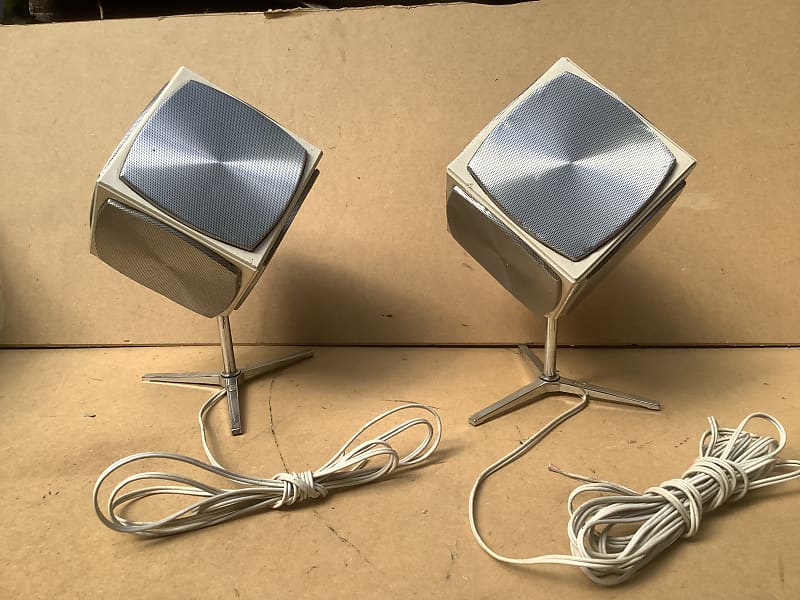 スピーカー・ウーファー grundig audiorama 700 cube speakers Vintage Audiorama 700 Cube Speakers from Grundig, Set of 2
