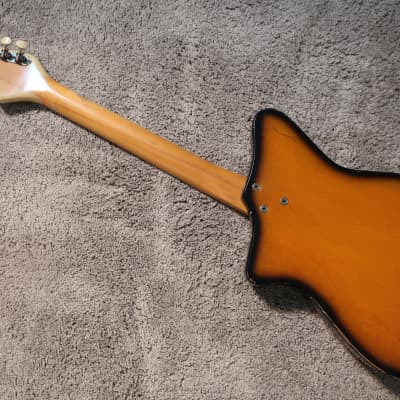Vintage 1960s Alamo Fiesta Ryder Electric Guitar Orangeburst Very Clean image 9