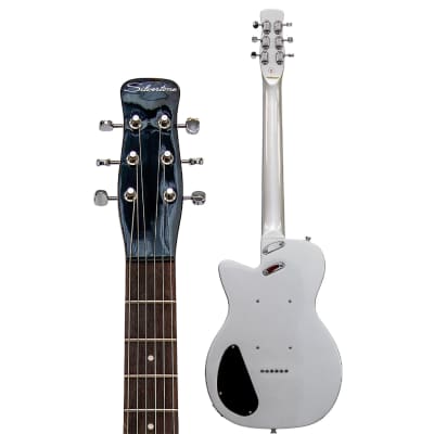 Silvertone Dano - Solid Body Electric Guitar - Silverburst image 6