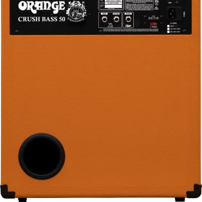 Orange Crush Bass 50 Bass 50-Watt Combo Amplifier image 4