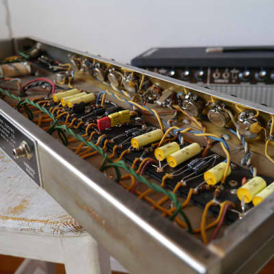 1964 Fender Pro Amp // fully serviced tube amp head // blackface era image 17