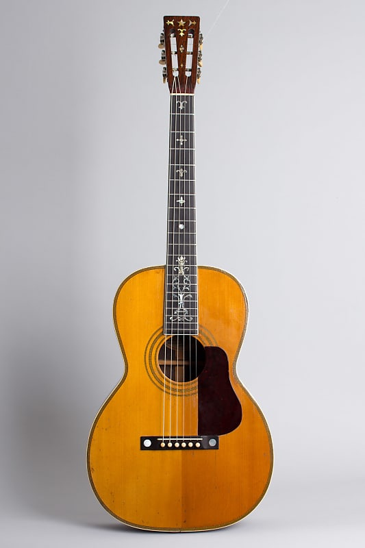 Regal  Concert Size Custom Built Flat Top Acoustic Guitar,  c. 1928, ser. #4041, black hard shell case. image 1