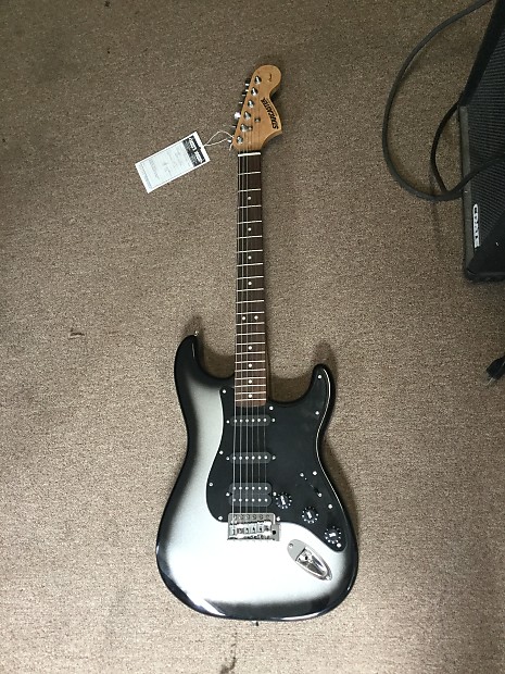 Fender Starcaster Strat Electric Guitar Silverburst | Reverb
